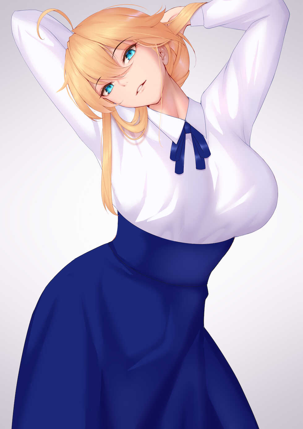 [Genkung] Artoria Pendragon (Fate/Grand Order) [Decensored] - Page 1