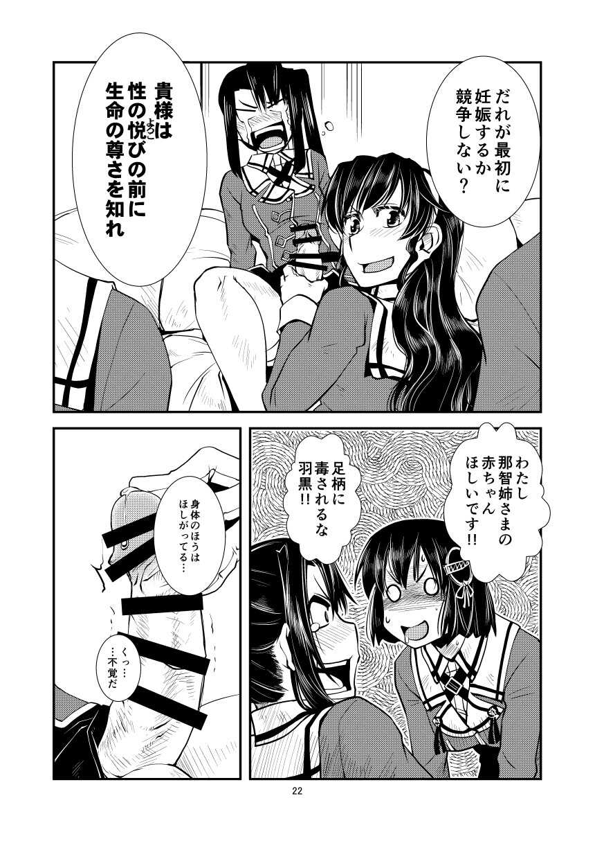 [Kamotama Shuzou (Kamotama)] Myoukou-san chi no Akarui Kazoku Keikaku (Kantai Collection -KanColle-) [Digital] - Page 24