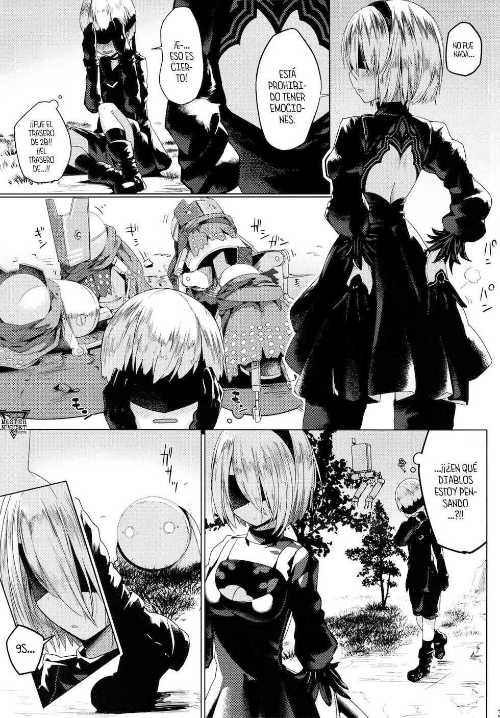 [Illumination. (Ogadenmon)] Android no Ecchi na Yatsu | Androides calientes (NieR:Automata) [Spanish] [Mister Nugget] [Digital] - Page 5