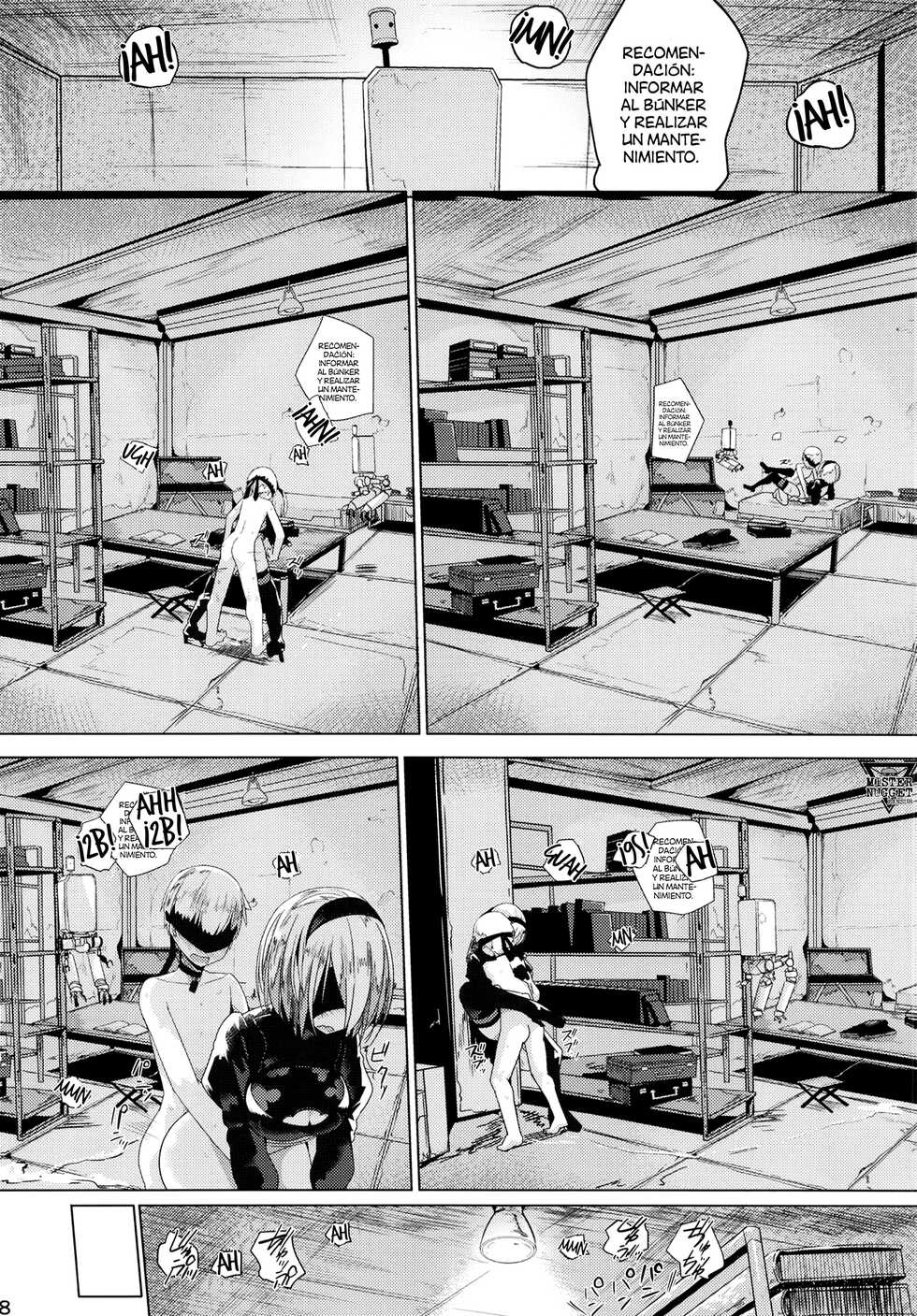 [Illumination. (Ogadenmon)] Android no Ecchi na Yatsu | Androides calientes (NieR:Automata) [Spanish] [Mister Nugget] [Digital] - Page 20