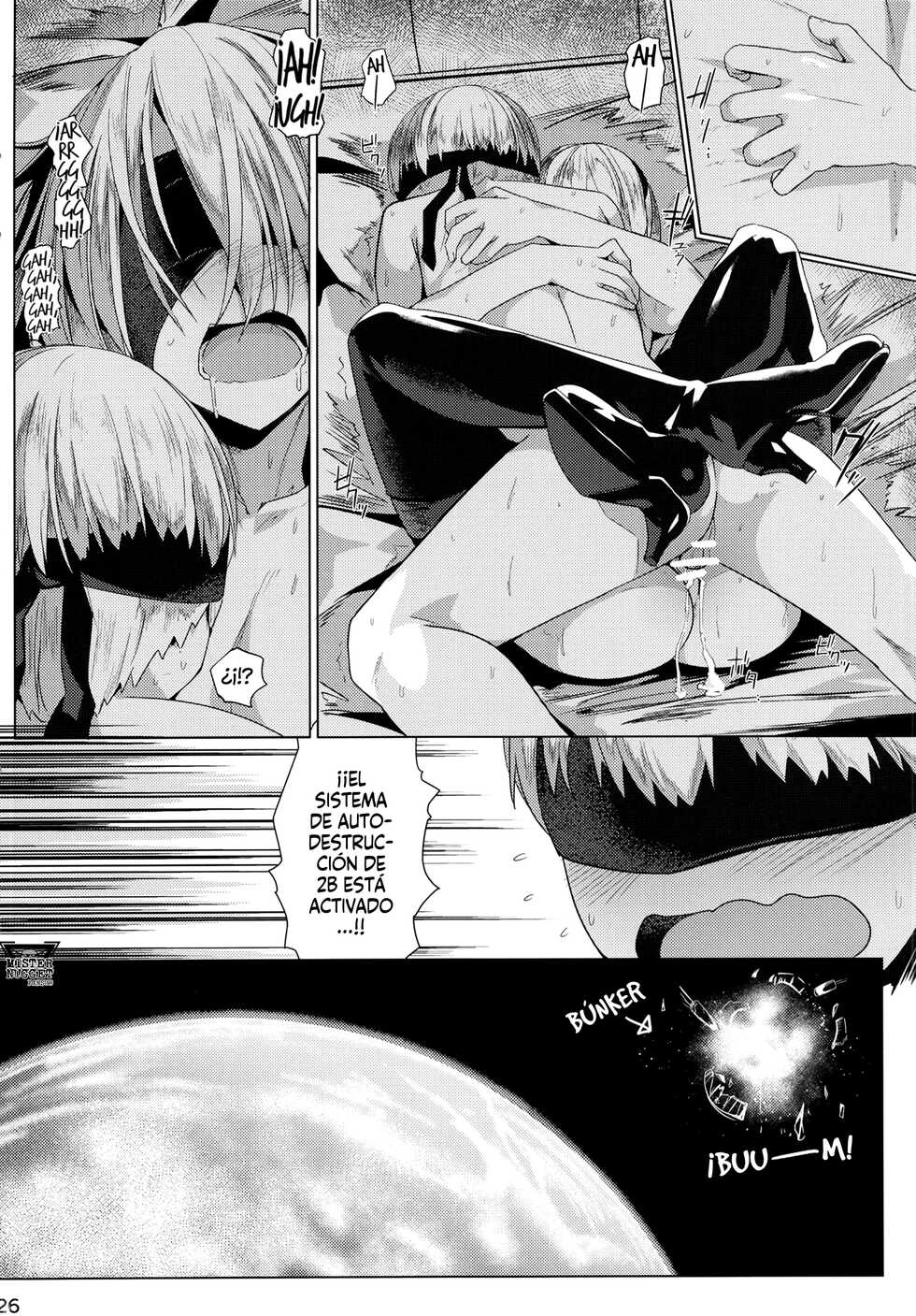 [Illumination. (Ogadenmon)] Android no Ecchi na Yatsu | Androides calientes (NieR:Automata) [Spanish] [Mister Nugget] [Digital] - Page 28