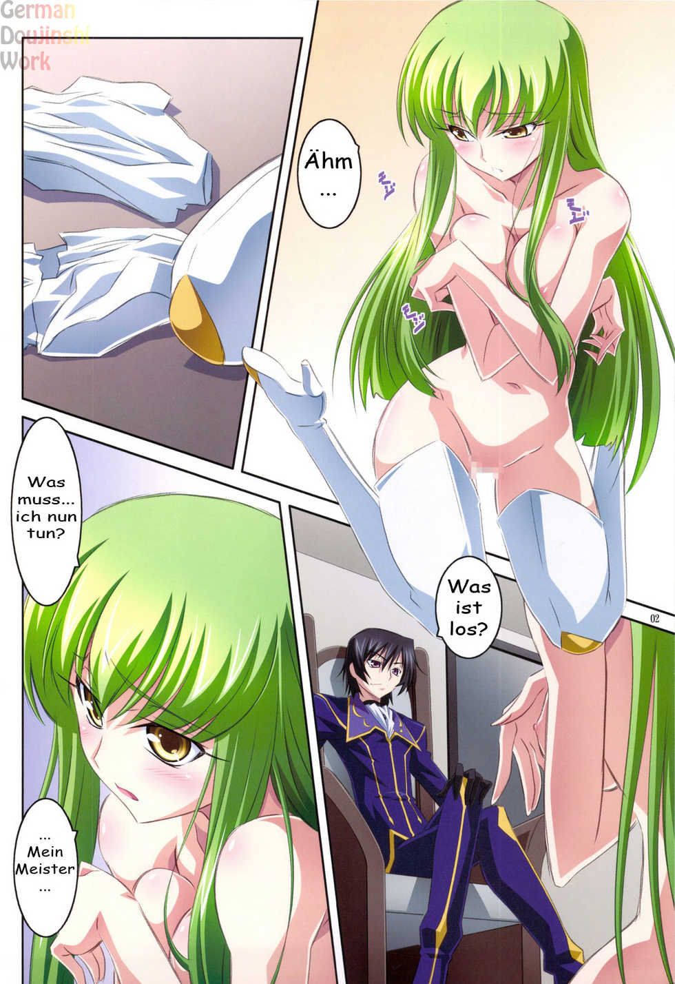 (C75) [Mahirutei (Izumi Mahiru)] C.C.Lemonade R2 (CODE GEASS: Lelouch of the Rebellion) [German] [deutsche-doujins] - Page 2