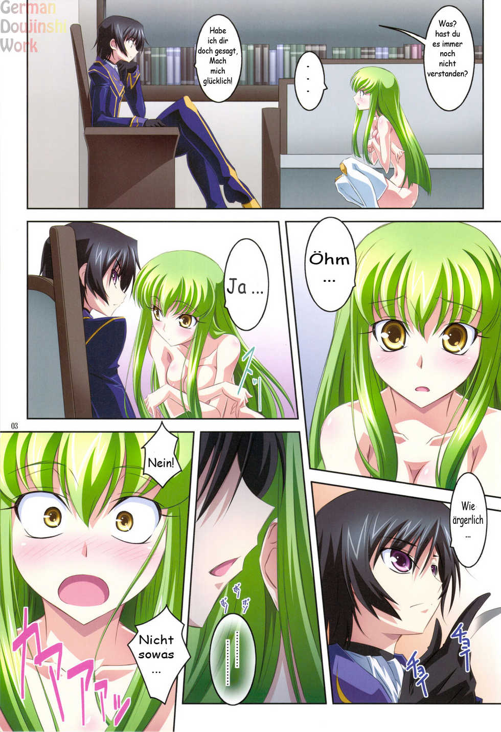 (C75) [Mahirutei (Izumi Mahiru)] C.C.Lemonade R2 (CODE GEASS: Lelouch of the Rebellion) [German] [deutsche-doujins] - Page 3