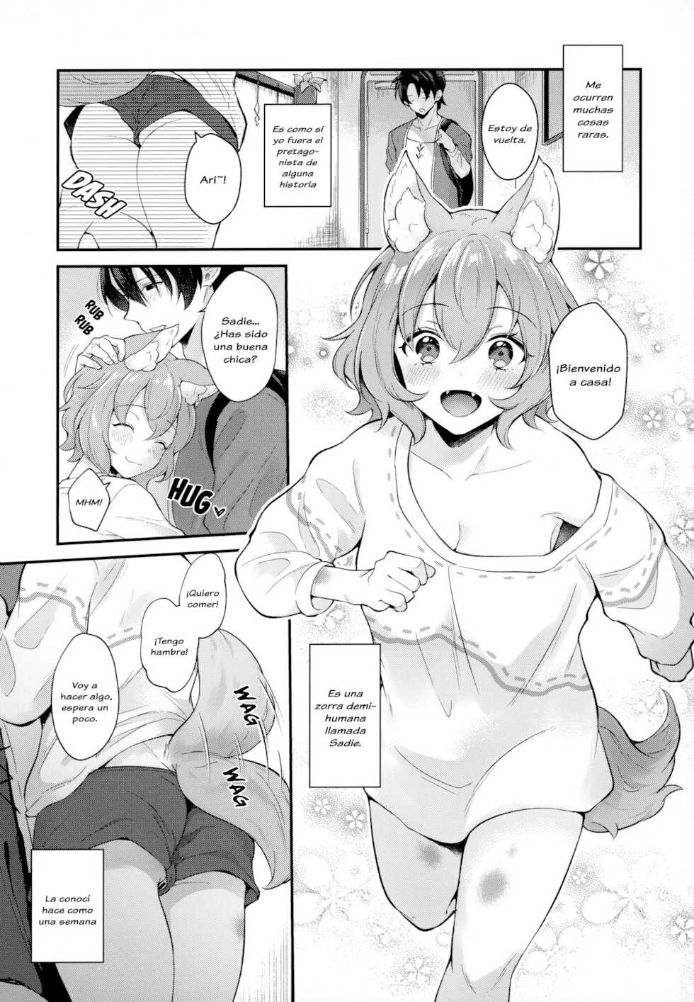 (Mimiket 43) [Nihon Kemomimi Suishou Iinkai (Mashiro Shirako)] Kimi to Issho (Kemokemomimimimi) [Spanish] - Page 1