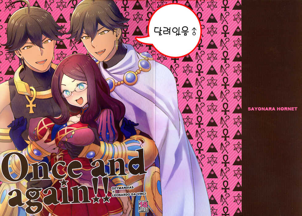 (C93) [Sayonara Hornet (Yoshiragi)] Once and again!! | 다시 한번!! (Fate/Grand Order) [Korean] - Page 1