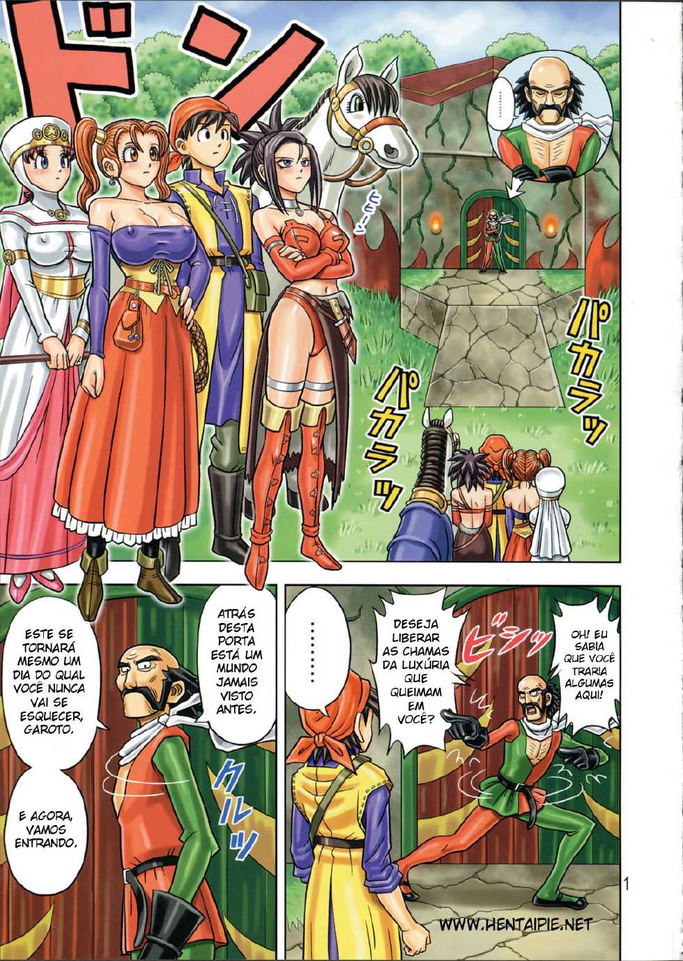 [Muchi Muchi 7 (Hikami Dan, Terada Zukeo)] Muchi Muchi Angel Vol. 9 (Dragon Quest VIII) [Portuguese-BR] [Hentai Pie] - Page 3