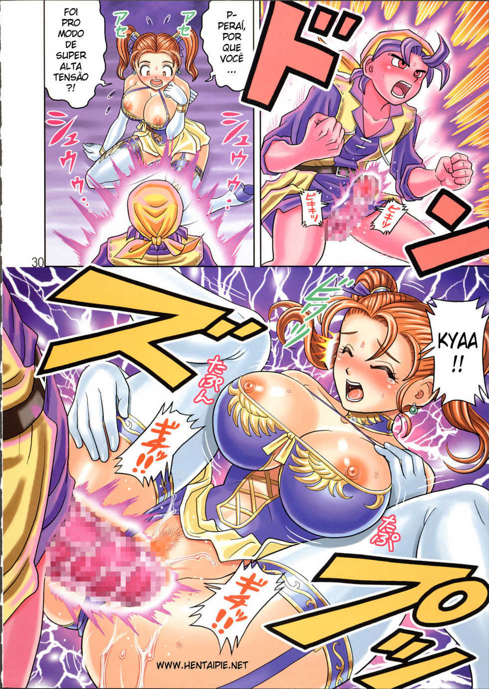 [Muchi Muchi 7 (Hikami Dan, Terada Zukeo)] Muchi Muchi Angel Vol. 9 (Dragon Quest VIII) [Portuguese-BR] [Hentai Pie] - Page 32