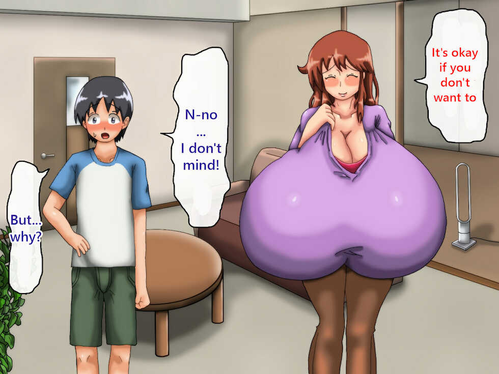 [Kakkuu Mogura] Itsumo Boku ga Yakyuu o Shite iru Kouen Yoko no Hiroi Ie ni Hitori de Sunde iru Chounyuu Onee-san to Nakayoku naru Hanashi | The Story of Becoming Friends with the Chounyuu Sister Who Lives Alone Next to the Park [English] - Page 34