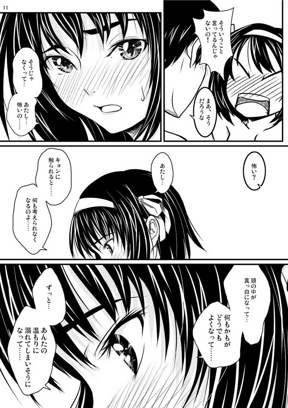 (COMIC1☆2) [Mousou Kai no Juunin wa Ikiteiru. (Kandanchi)] Fureai (Suzumiya Haruhi no Yuuutsu) - Page 10