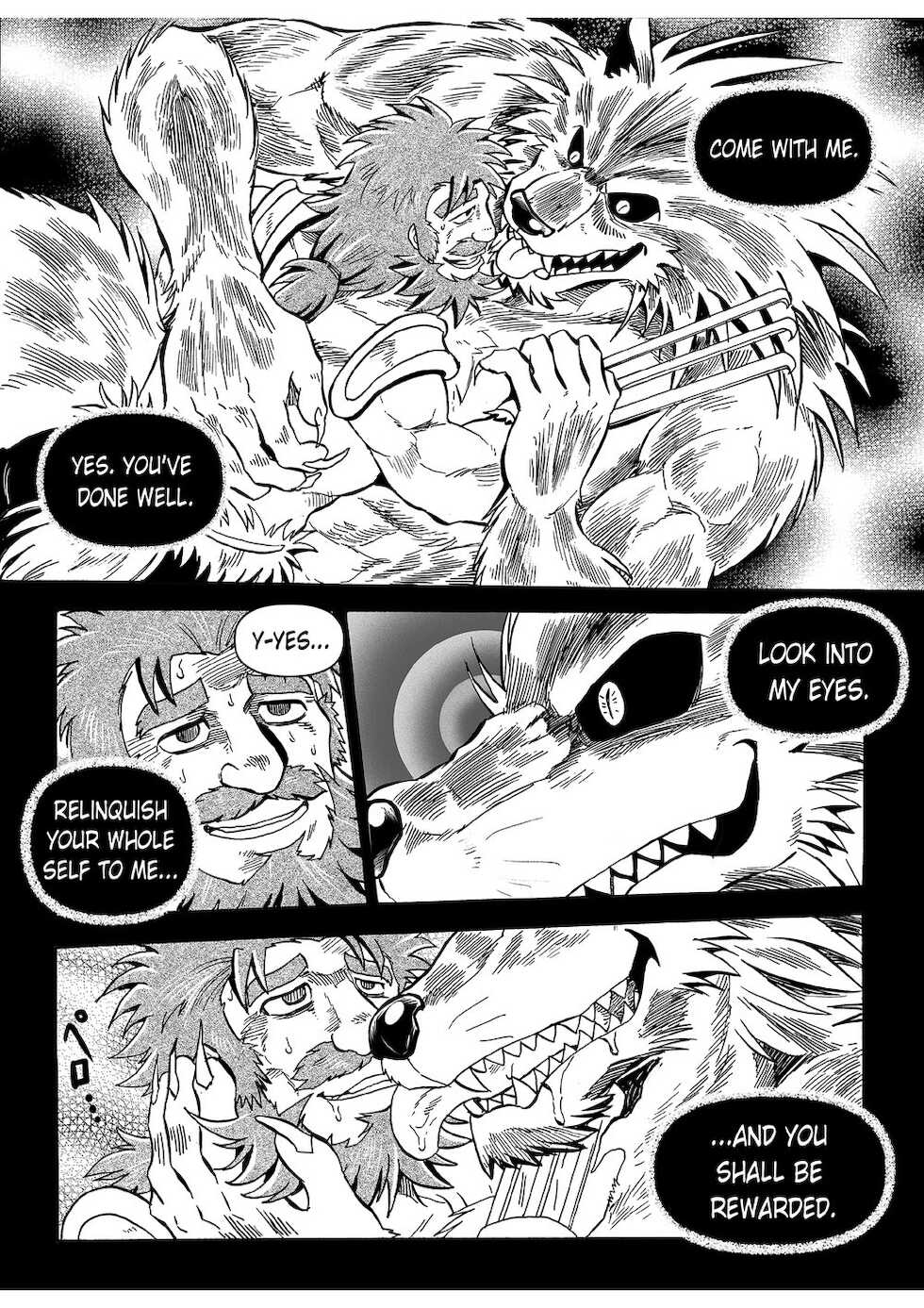 [Saimin Koubou (Kasu)] Gekkan Hypnosis Vol. 3 | Hypnosis Monthly Vol. 3 The Wolf's Curse [English] [Digital] - Page 11