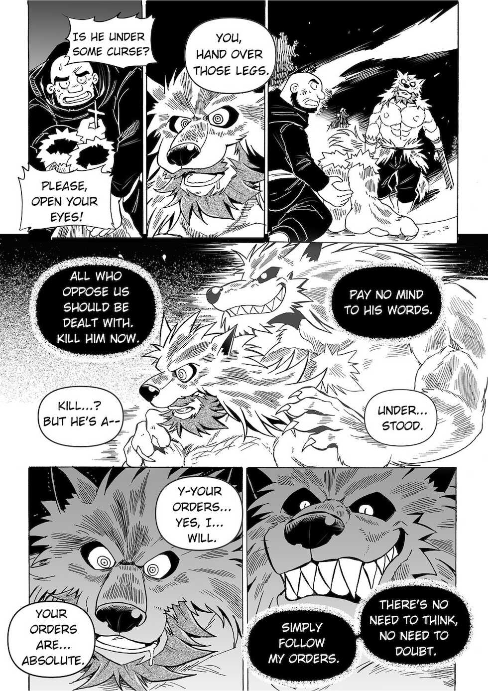 [Saimin Koubou (Kasu)] Gekkan Hypnosis Vol. 3 | Hypnosis Monthly Vol. 3 The Wolf's Curse [English] [Digital] - Page 23