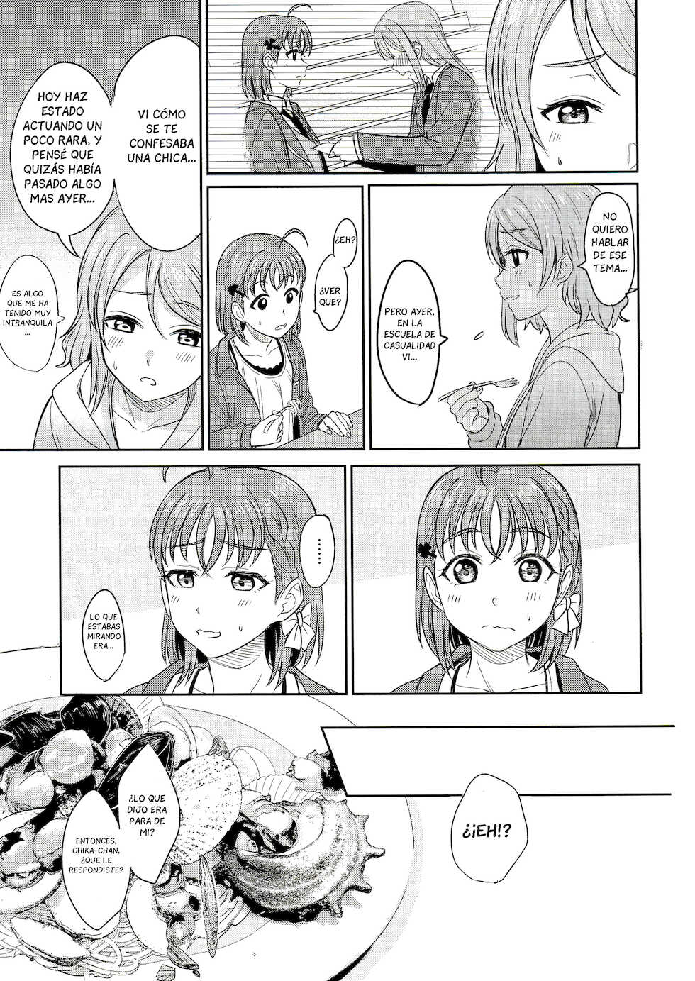 (C95) [Mushiyaki!! (Kanbayashi Makoto)] Hold me tight (Love Live! Sunshine!!) [Spanish] - Page 32