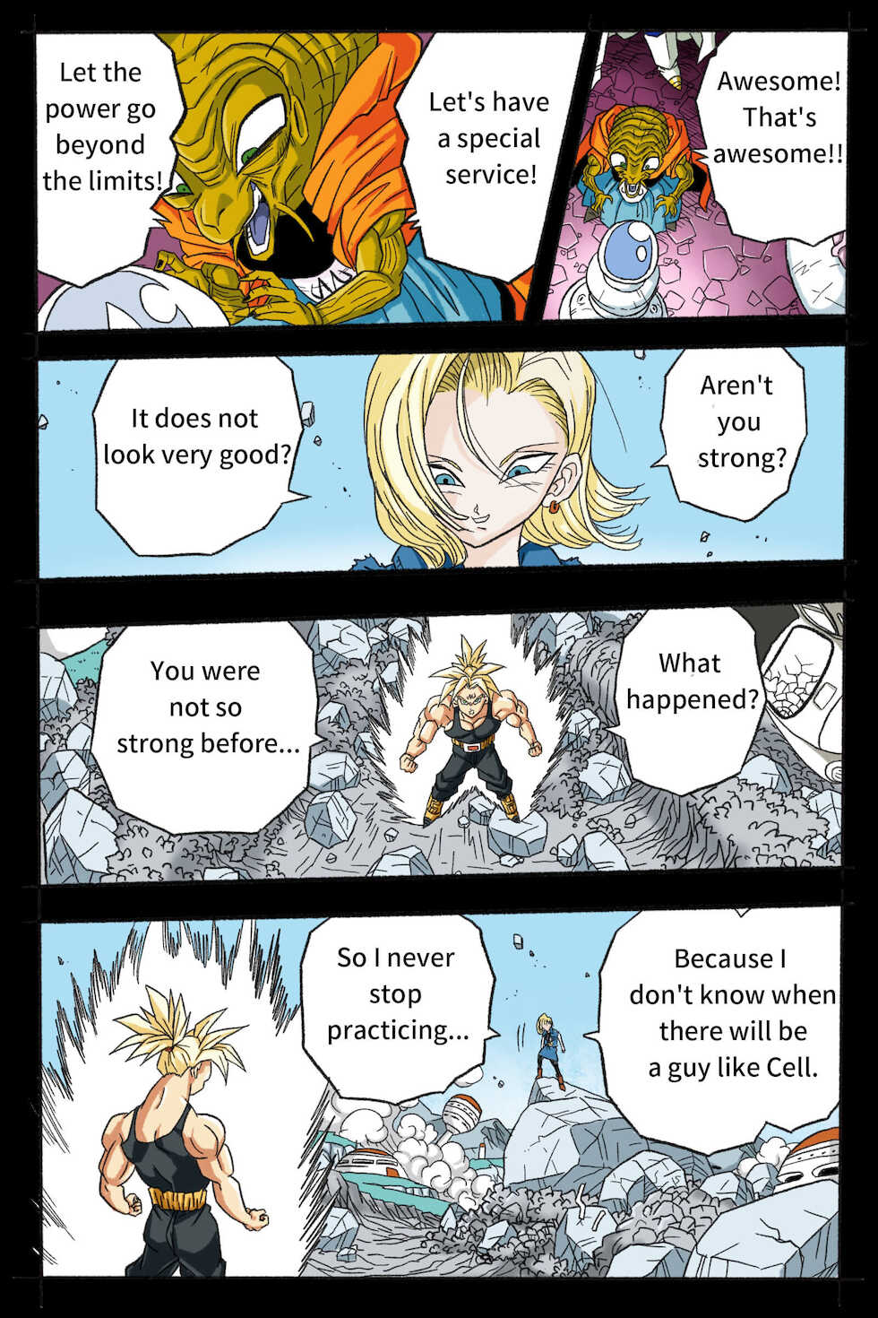 [Okamoto Gahaku] Ryona Budokai 3 - Android 18 vs Trunks (Dragon Ball Z) [Digital] - Page 26
