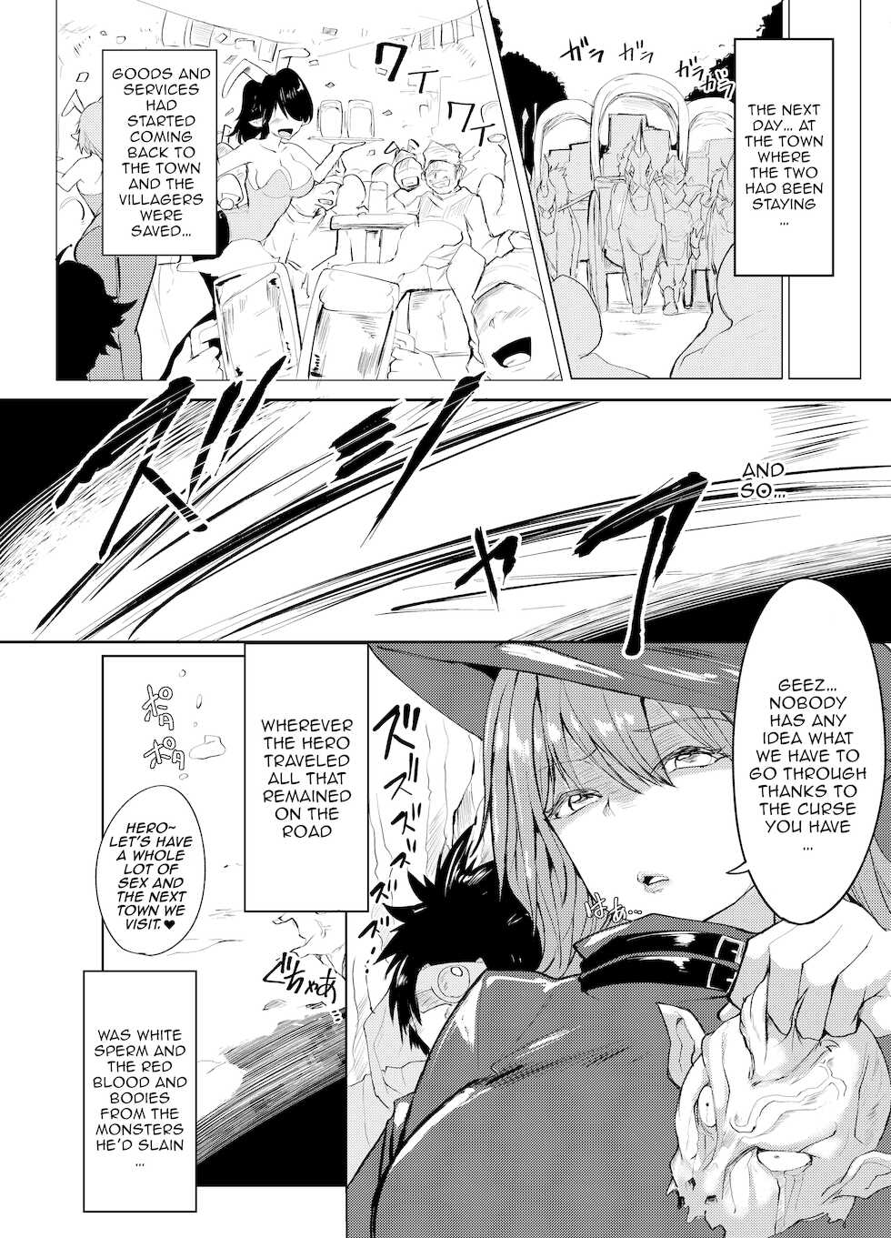 [Fushizen Doubutsu Hogodantai (Mizuyan)] Shasei Kanri Majo to Norowareta Yuusha no Tabi | Ejaculation Control Witch And The Cursed Hero's Journey [English] {Doujins.com} - Page 31