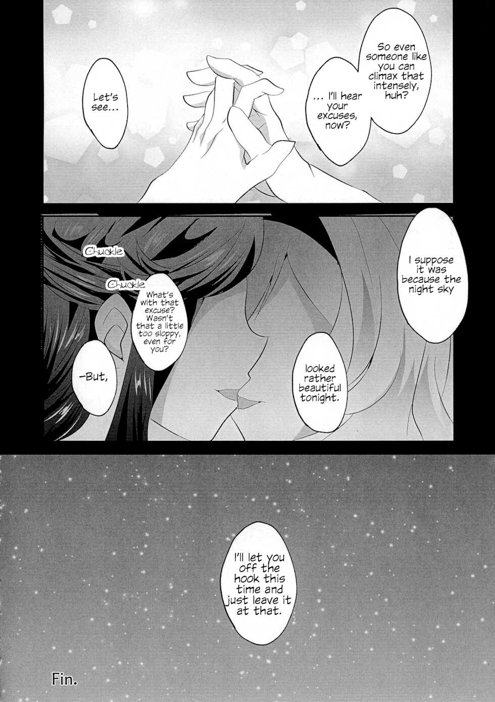 (C96) [Chikoworld (Chikoile, Momono)] STAR NIGHT no Sei nishite | Blame It On The Star Night (Shoujo Kageki Revue Starlight) [English] [0mniessence] - Page 14