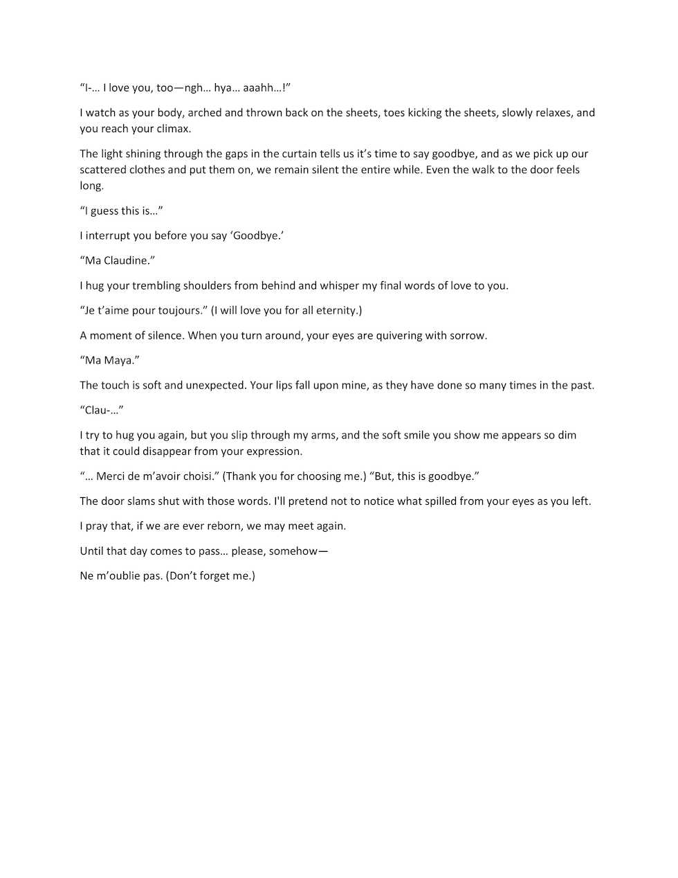 (C96) [Chikoworld (Chikoile, Momono)] STAR NIGHT no Sei nishite | Blame It On The Star Night (Shoujo Kageki Revue Starlight) [English] [0mniessence] - Page 19