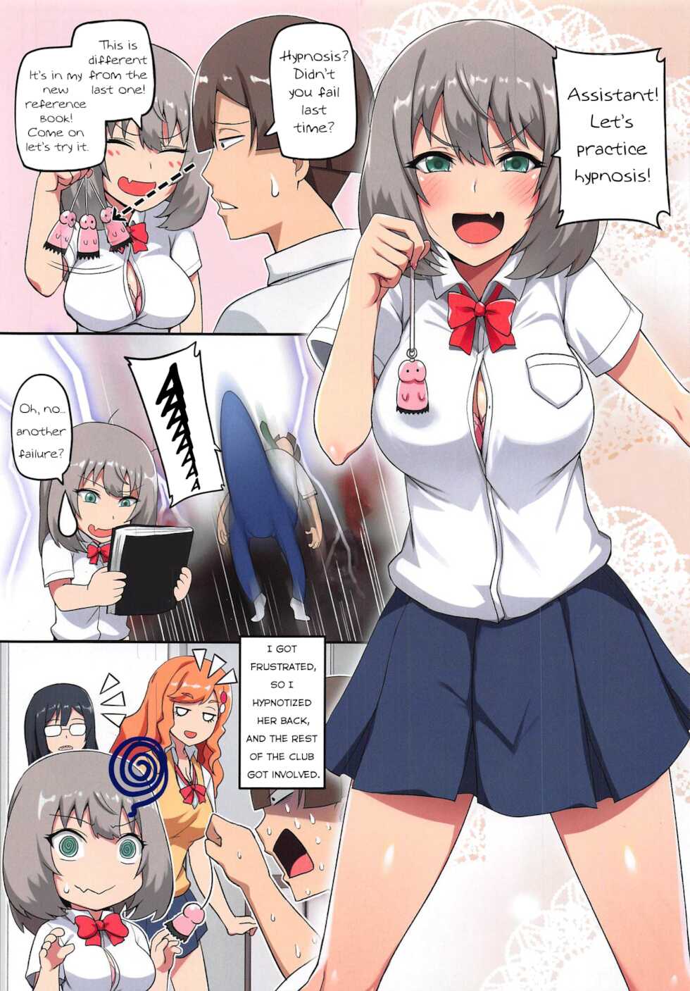 (C96) [Anmonkan (Darkmaya)] Chinpo o Keseru Magic e Youkoso (Tejina Senpai) [English] - Page 2