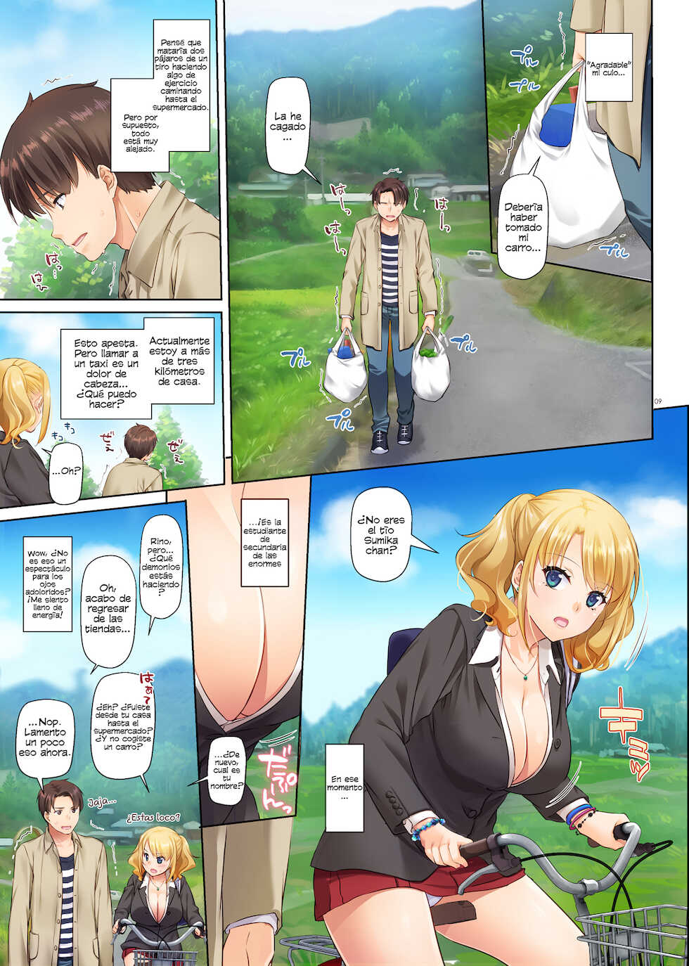 [Digital Lover (Nakajima Yuka)] Inaka No Deaikei Gal Wa Kyonyuu Shojo!? | En el Campo las Chicas de la App de Citas Son Vírgenes Tetonas!? DLO-15 [Spanish] [Paul._. Mh] - Page 9