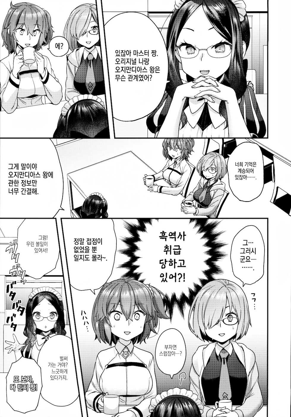 (C97) [Sayonara Hornet (Yoshiragi)] Taiyouou to no Kankei | 태양왕과의 관계 (Fate/Grand Order) [Korean] [이거맛좀봐] - Page 3