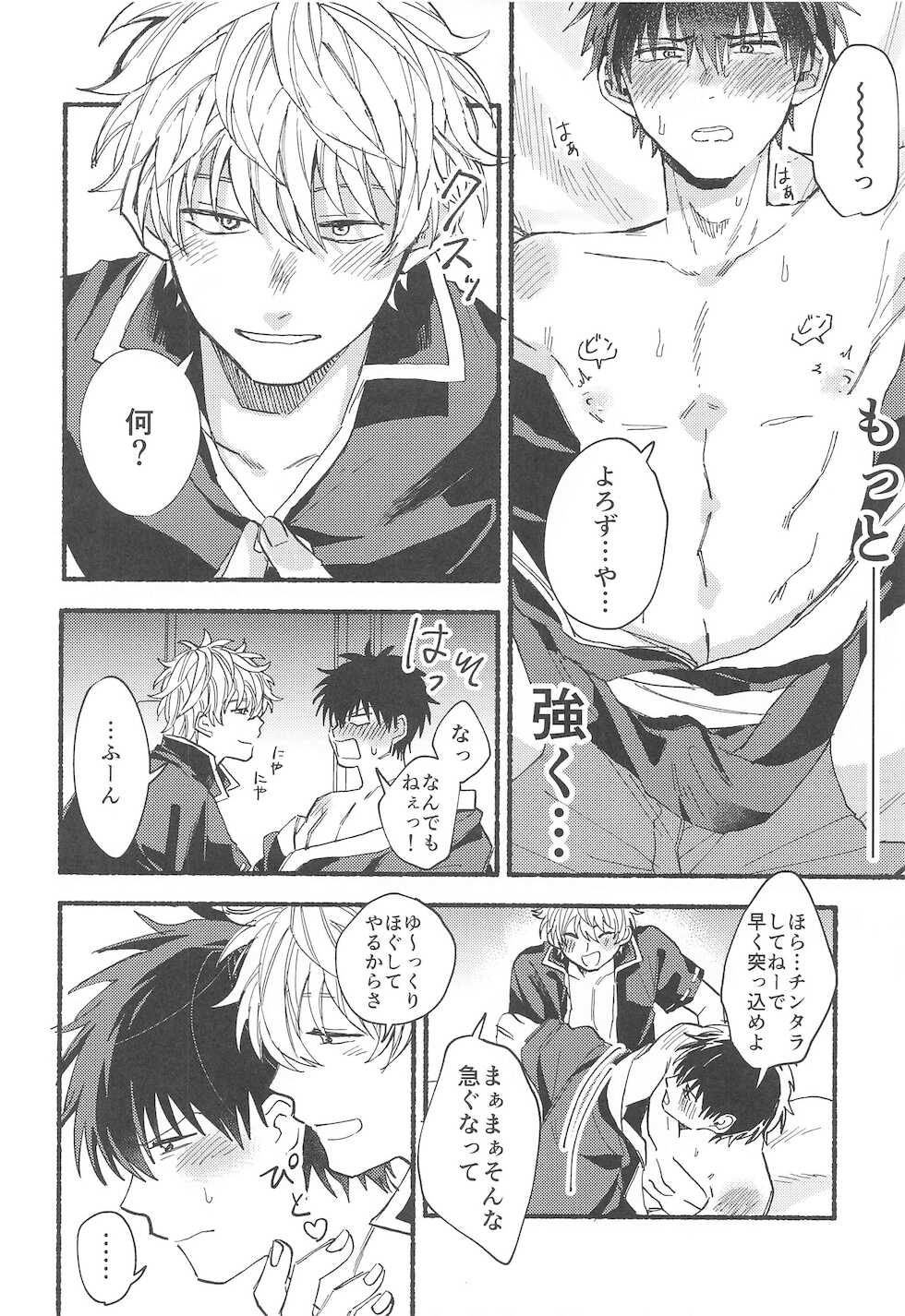 (Kabukichou Daishuukai 9) [Kaisendon!, 5SQ (Shitagokoro Poyo, Miwo)] Hamedori! (Gintama) - Page 13
