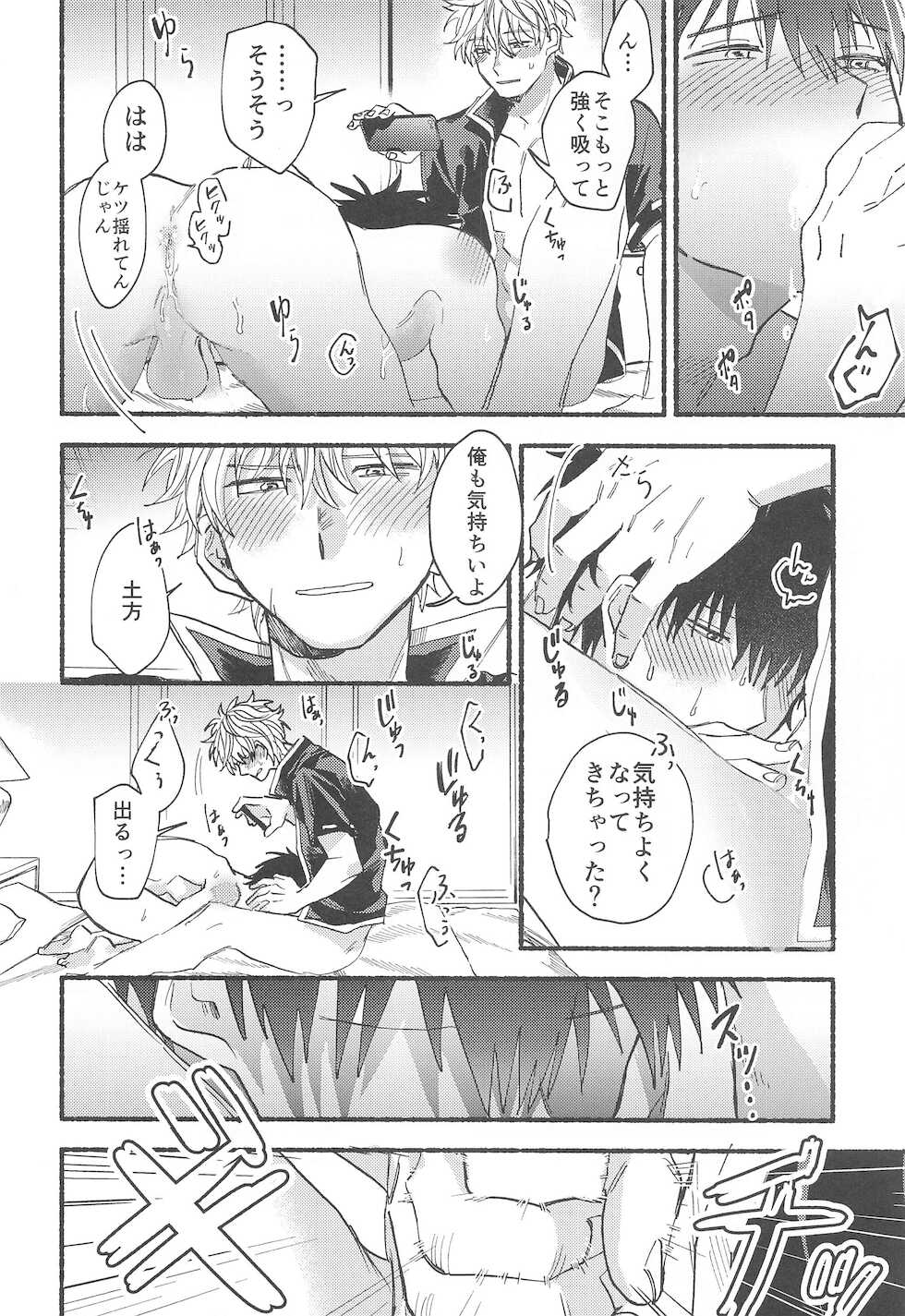 (Kabukichou Daishuukai 9) [Kaisendon!, 5SQ (Shitagokoro Poyo, Miwo)] Hamedori! (Gintama) - Page 25