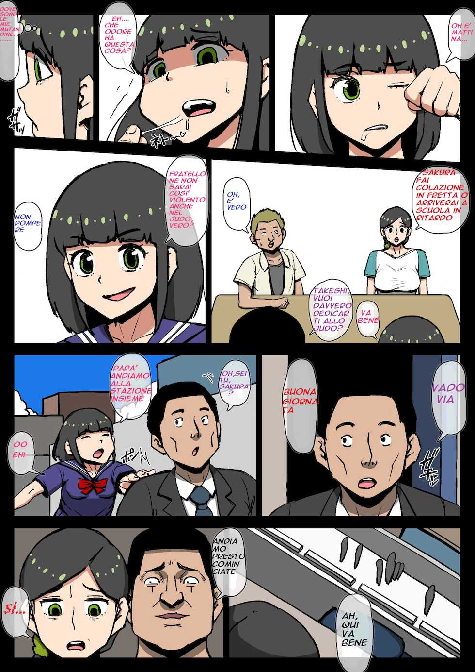 [Doujin Kappa] Hahaoya Musuko Kyousei AV - Kuroi Nichijou [Italian] - Page 18