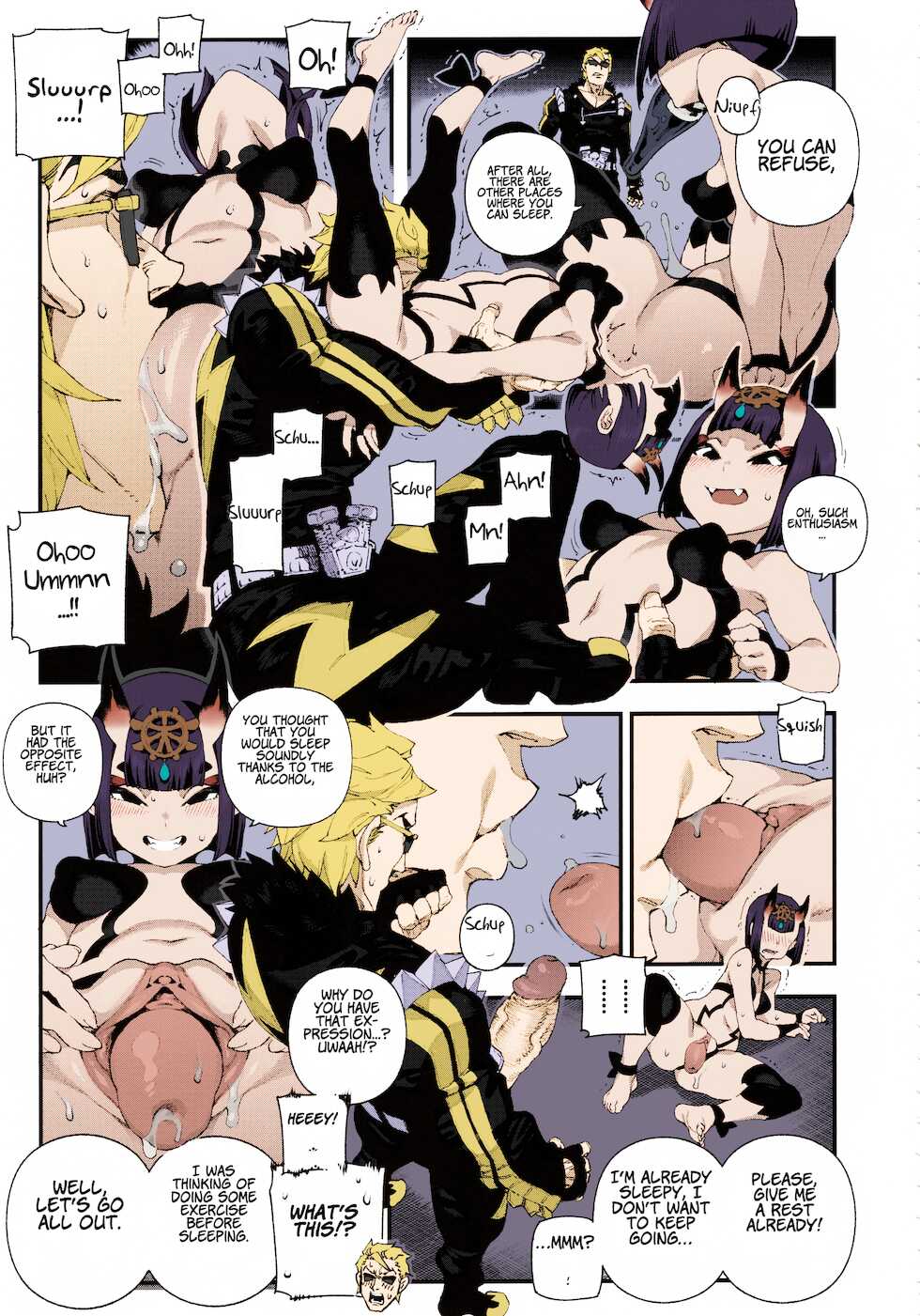 (C96) [Bear Hand (Ireading)] CHALDEA MANIA - Minamoto no Raikou (Fate/Grand Order) [English] [Coffedrug] [Colorized] [Decensored] - Page 14