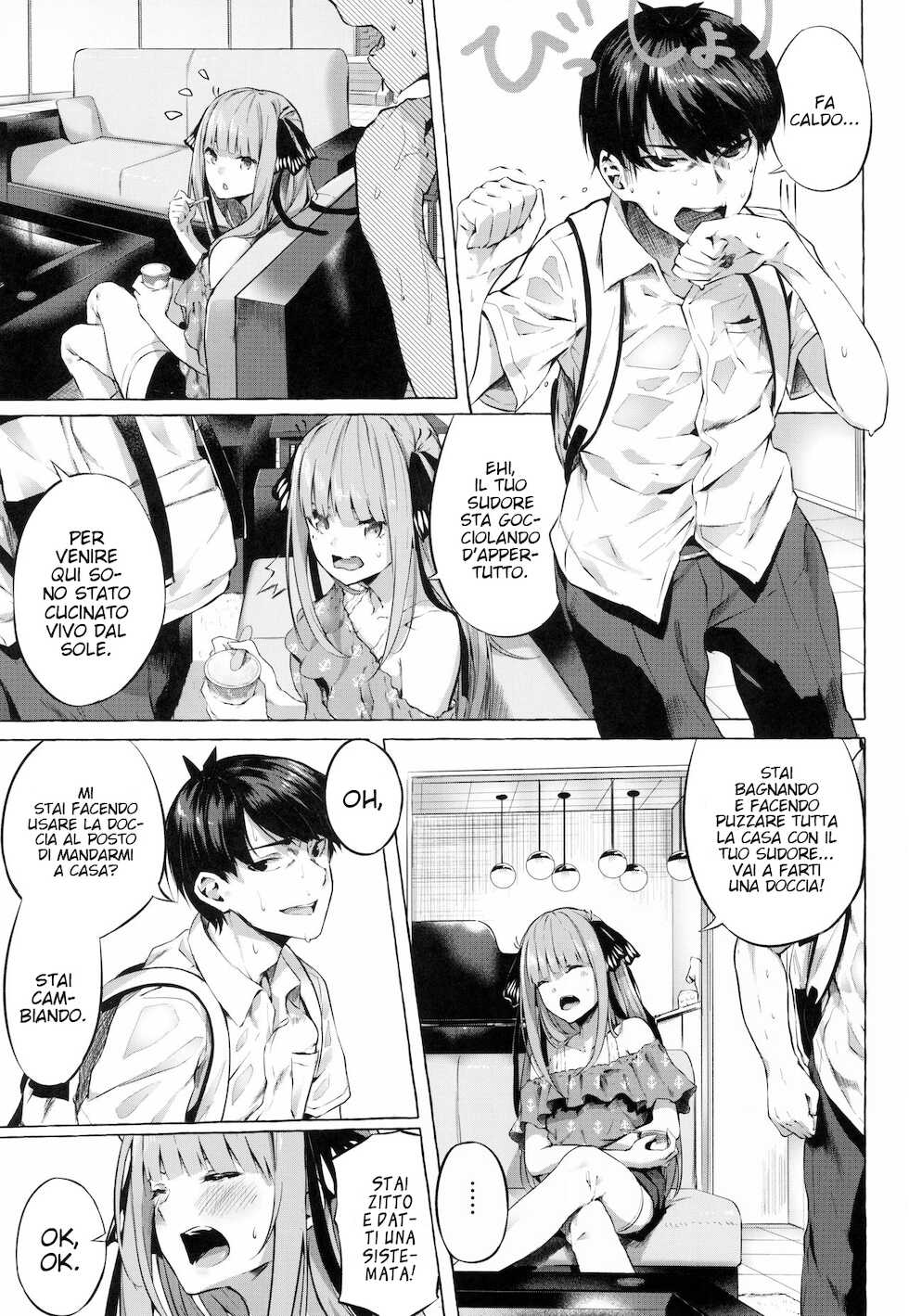 (C96) [Sawaraya Shoten (Sahara Gensei)] Gotoubun no Sorayume (Gotoubun no Hanayome) [Italian] - Page 3