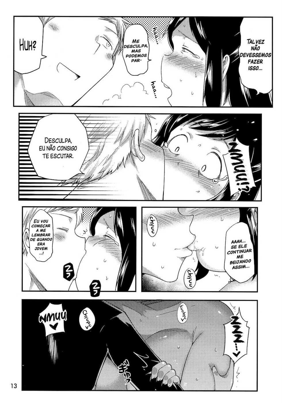 (C90) [TK Jesus (Takeyama Shimeji)] Hero no Okaa-san (Boku no Hero Academia) [Portuguese] - Page 12
