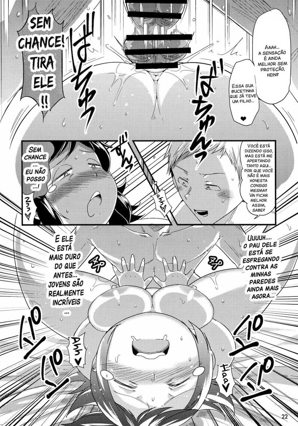 (C90) [TK Jesus (Takeyama Shimeji)] Hero no Okaa-san (Boku no Hero Academia) [Portuguese] - Page 21