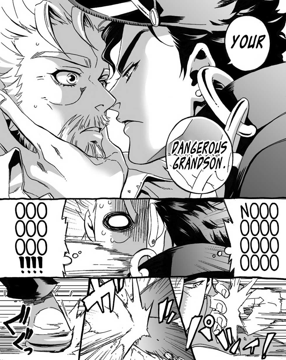 [Chrono Nanae] Mago Haji Jii wo Aishisugiteru | Grandson loves his Grandfather too much (JoJo's Bizarre Adventure) [English] {LeonTranslates}(misc art) - Page 6