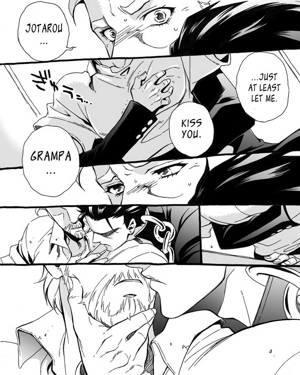 [Chrono Nanae] Mago Haji Jii wo Aishisugiteru | Grandson loves his Grandfather too much (JoJo's Bizarre Adventure) [English] {LeonTranslates}(misc art) - Page 12