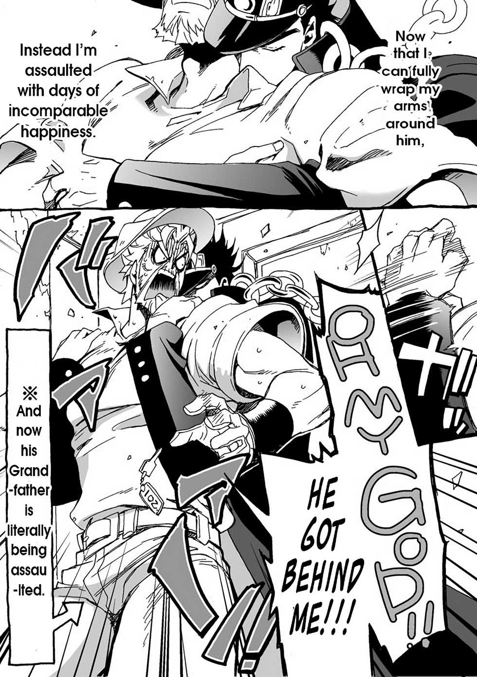 [Chrono Nanae] Mago Haji Jii wo Aishisugiteru | Grandson loves his Grandfather too much (JoJo's Bizarre Adventure) [English] {LeonTranslates}(misc art) - Page 19