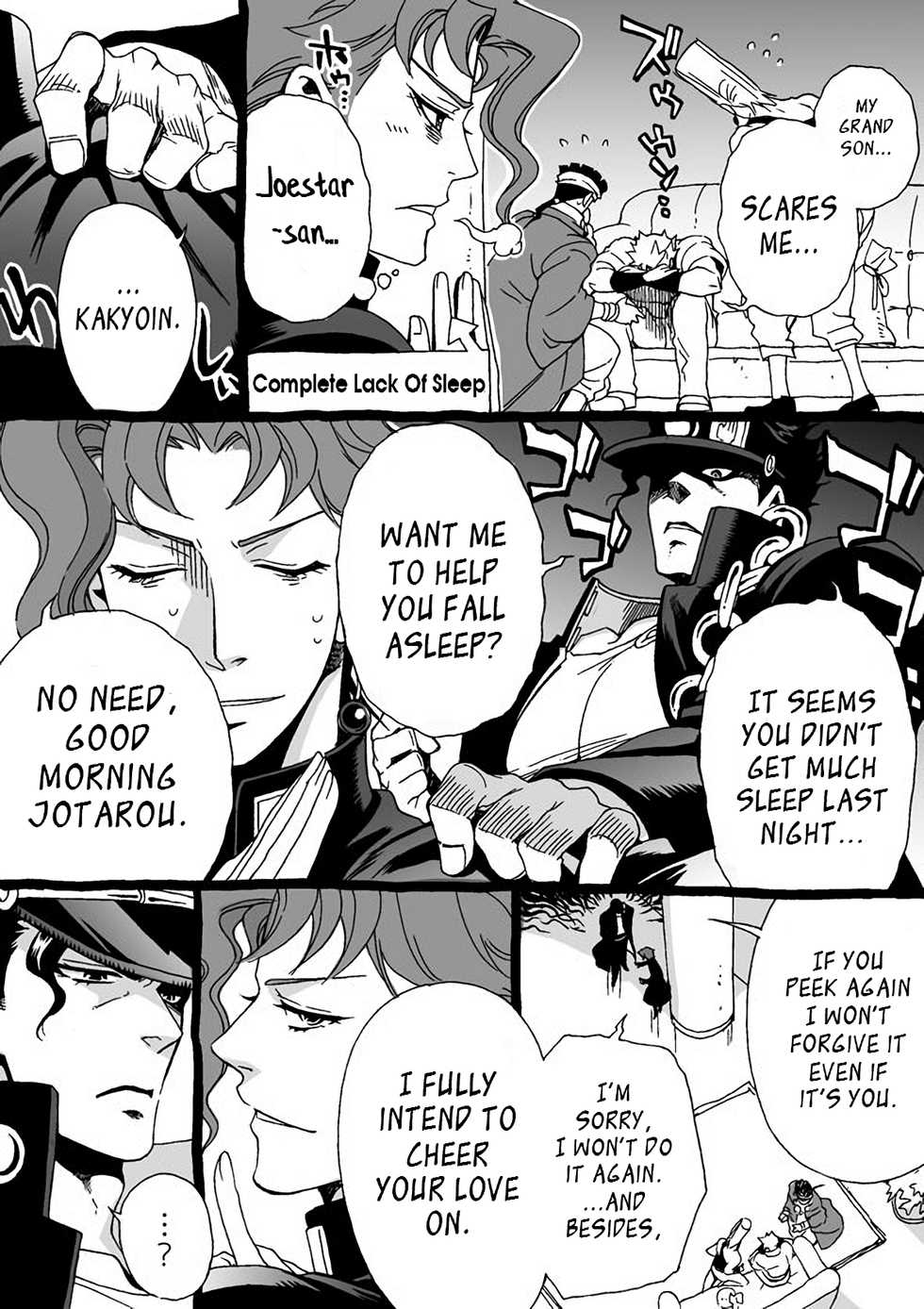 [Chrono Nanae] Mago Haji Jii wo Aishisugiteru | Grandson loves his Grandfather too much (JoJo's Bizarre Adventure) [English] {LeonTranslates}(misc art) - Page 33