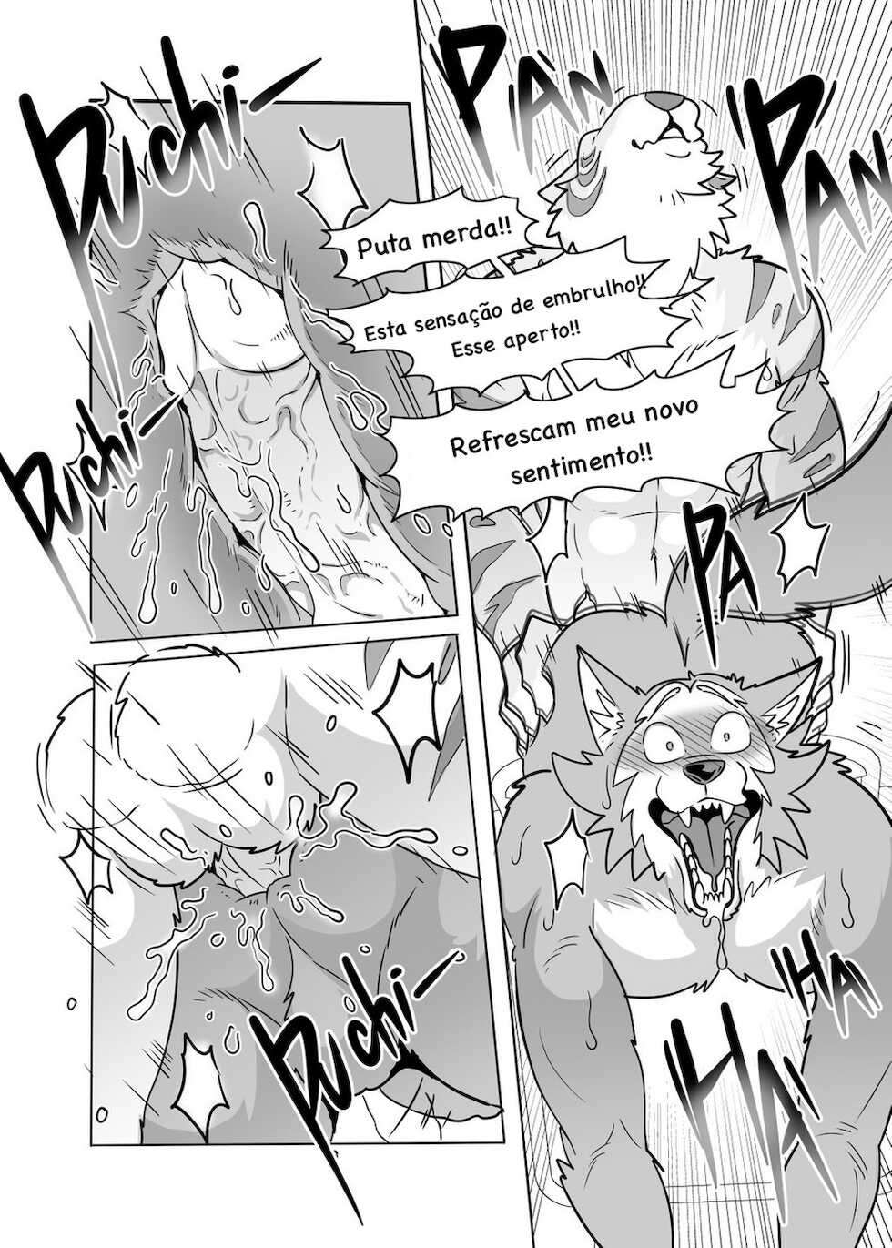 [Kumahachi] Sex-Education from Tiger and Deer – BEASTARS dj [Portuguese] - Page 18