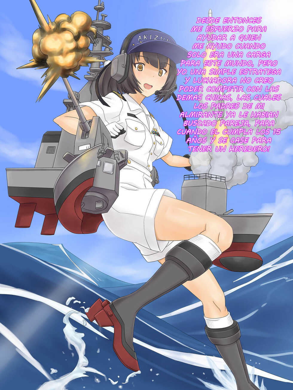 [Nanairo Shimeji (Hirose Shimeji)] Akizuki Sex (Kantai Collection -KanColle-) [Spanish] - Page 4