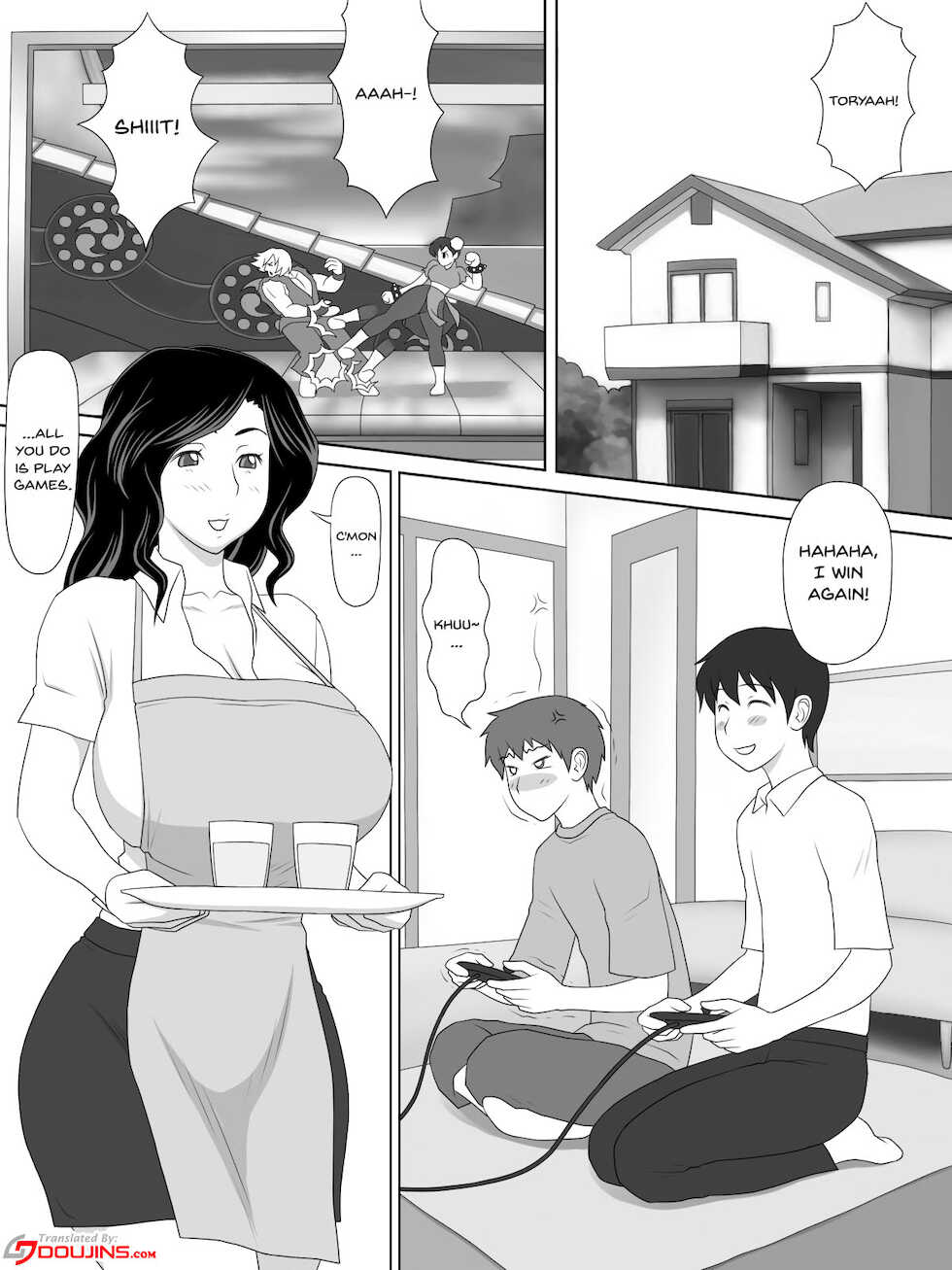 [Yukijirushi Nyuugyou (Yukijirushi)] Friendly Sugiru Tomodachi no Kaa-san ga Boku ni Betabeta Micchaku Shitekite... | My Friend's Overly Friendly Mom Keeps Sticking Close To Me [English] {Doujins.com} - Page 2