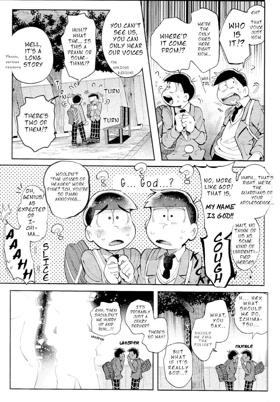 (Kahou wa Nete Matsu 22) [Momoiro-netsuduki (Kisaki Nana)] Blue Light Effect ni Miru Boku-tachi no Mirai wa, - Our future seen in blue light effects is, (Osomatsu-san) [English] - Page 6