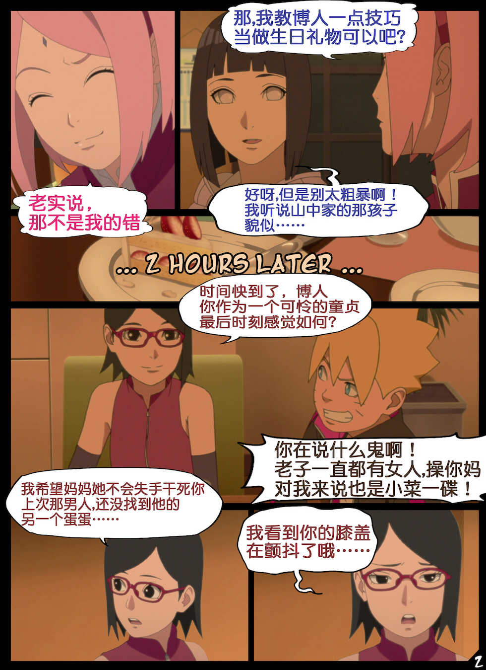 [nyx]boruto‘s birthday clash（naruto）（流木个人汉化） - Page 2