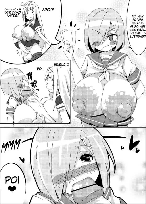 (C86) [Kotatsu de Mikan Chokubaijo (Semahiro)] Ochin Poi? (Kantai Collection -KanColle-) [Spanish] [Allen Translations] - Page 5