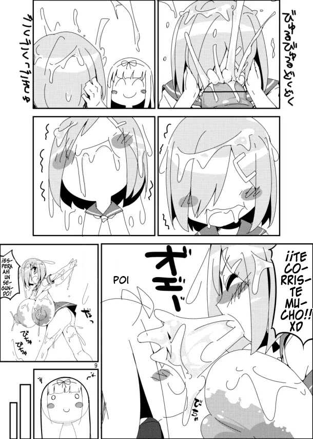 (C86) [Kotatsu de Mikan Chokubaijo (Semahiro)] Ochin Poi? (Kantai Collection -KanColle-) [Spanish] [Allen Translations] - Page 9