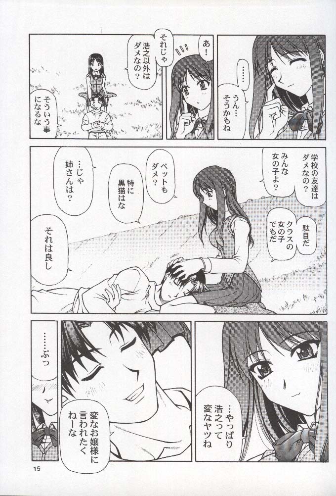 (C58) [PHANTOMCROSS (Miyagi Yasutomo)] HAPPINESS TIME WITH YOU (To Heart, Comic Party) - Page 14