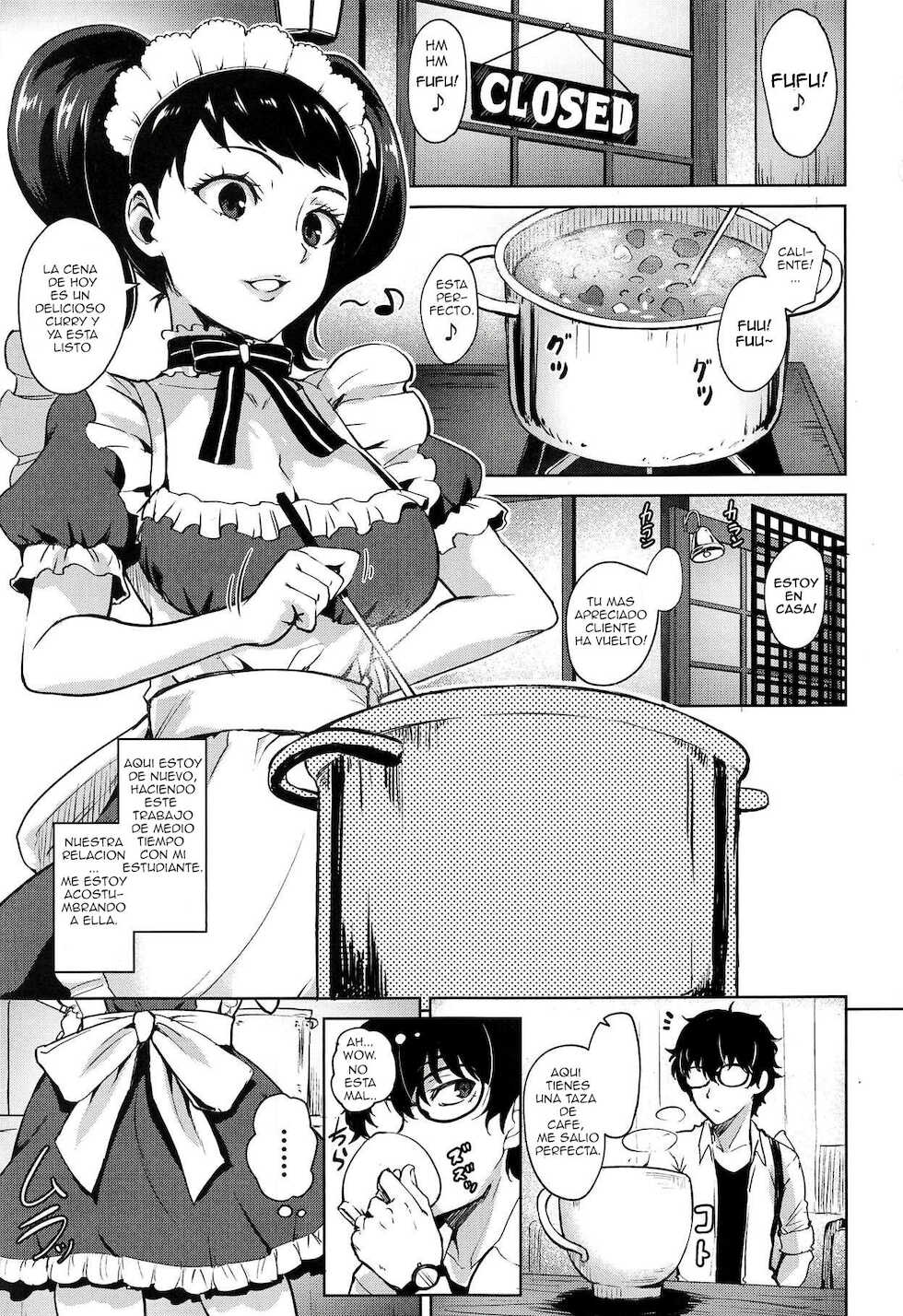 (C94) [Wareme (Coupe)] Kawakami No Maedewa Sessei Dekinai Setsu (Persona 5) [Spanish] - Page 2