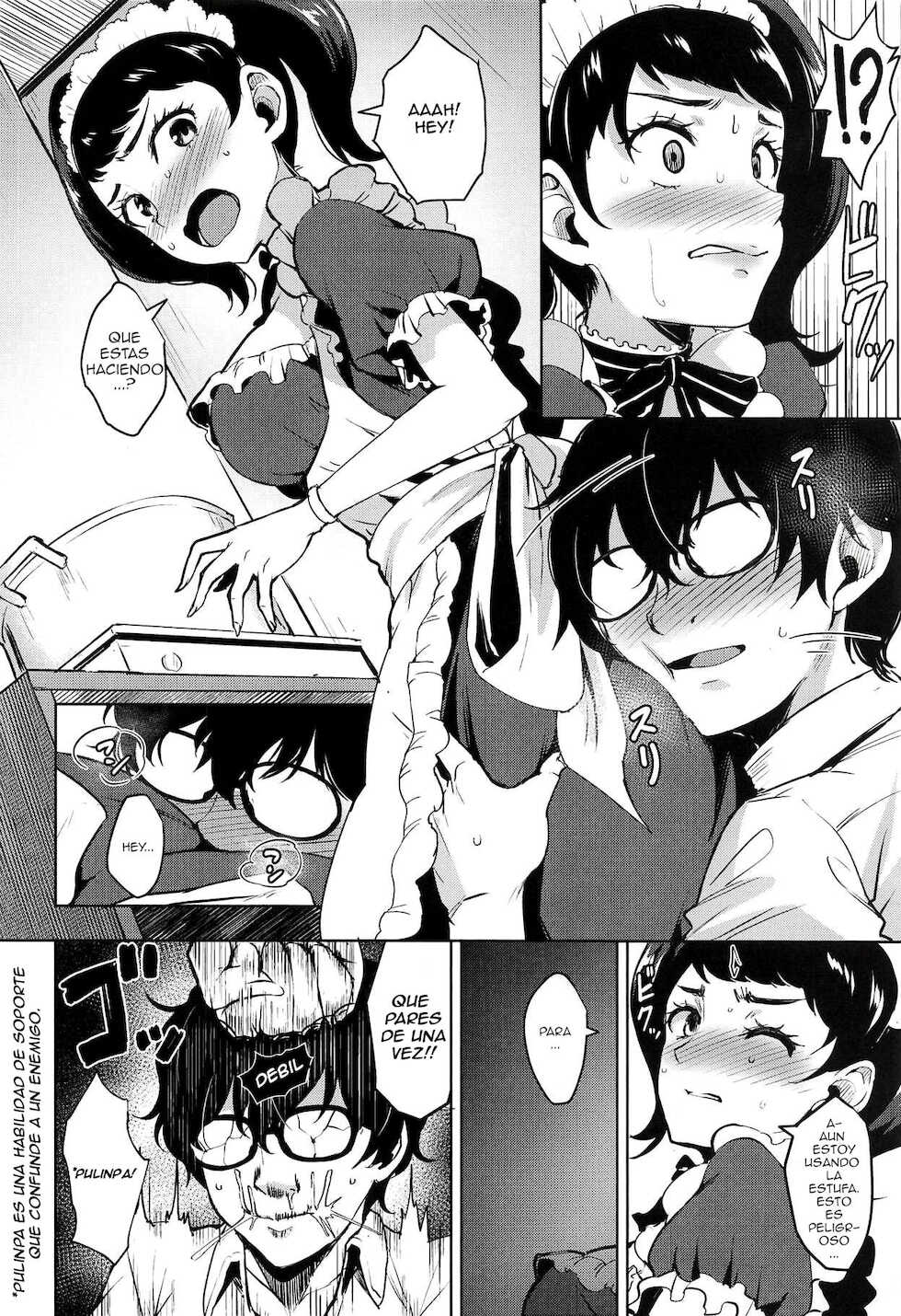 (C94) [Wareme (Coupe)] Kawakami No Maedewa Sessei Dekinai Setsu (Persona 5) [Spanish] - Page 3