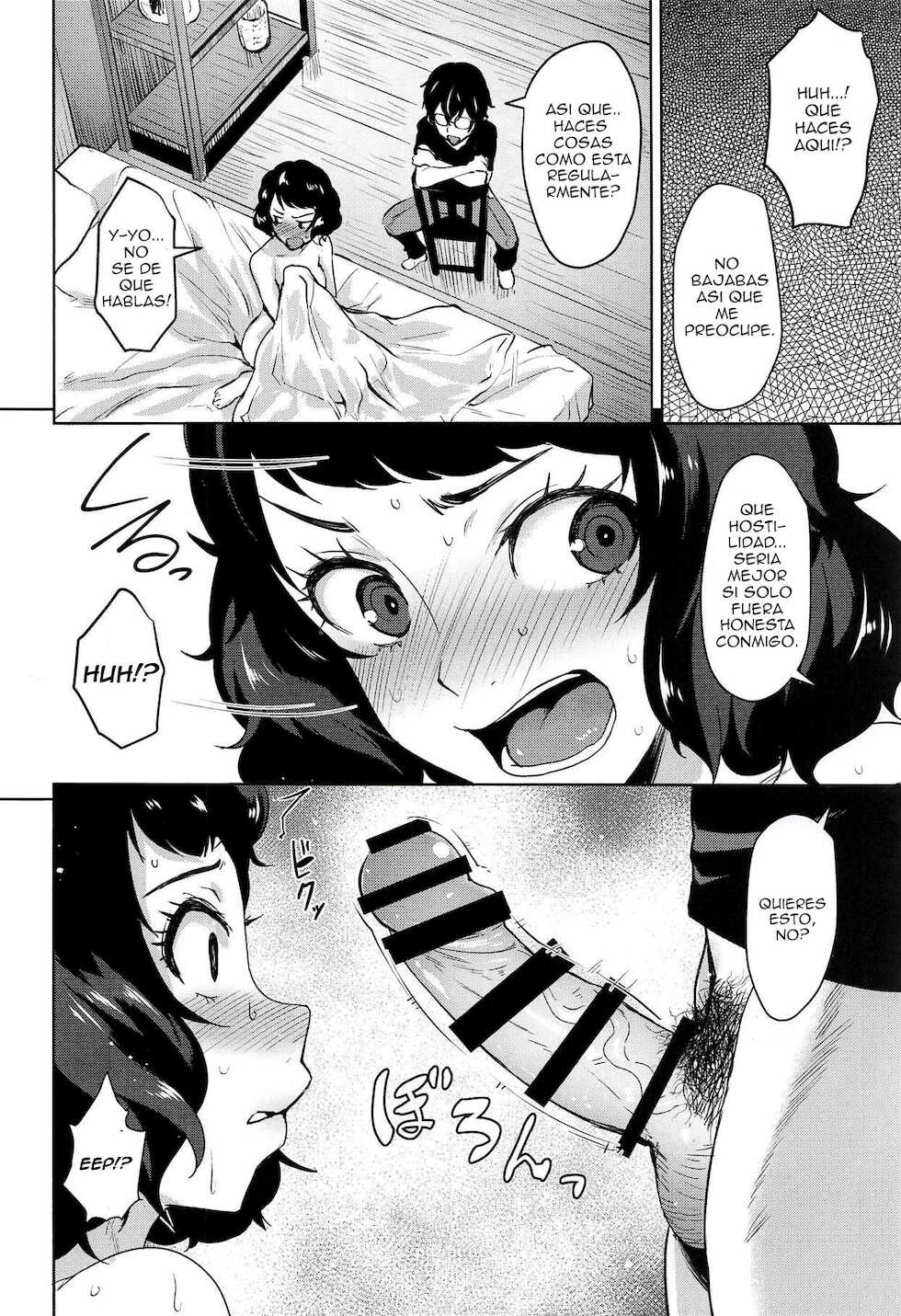 (C94) [Wareme (Coupe)] Kawakami No Maedewa Sessei Dekinai Setsu (Persona 5) [Spanish] - Page 9