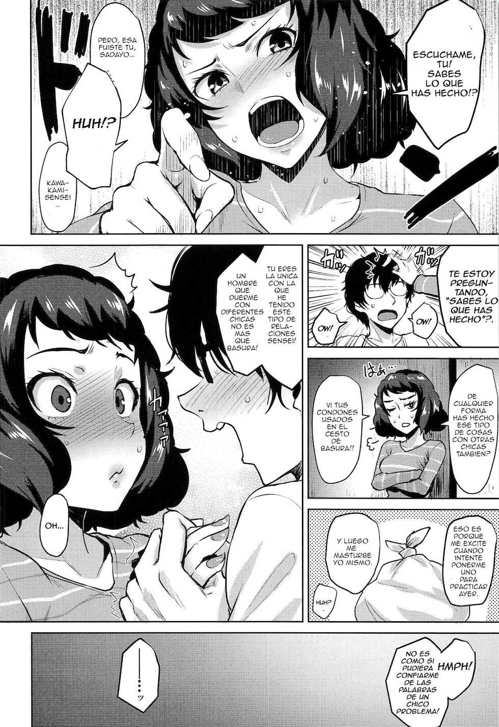 (C94) [Wareme (Coupe)] Kawakami No Maedewa Sessei Dekinai Setsu (Persona 5) [Spanish] - Page 27