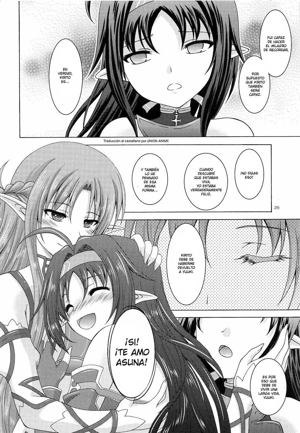 (C94) [RED RIBBON REVENGER (Makoushi)] Alice no Yume (Sword Art Online) [Spanish] - Page 25