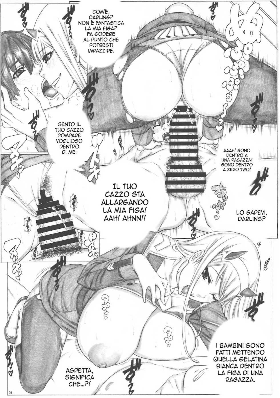 (COMIC1☆13) [AXZ (Kutani)] Angel’s stroke 105 Z2 (DARLING in the FRANXX) [Italian] - Page 11