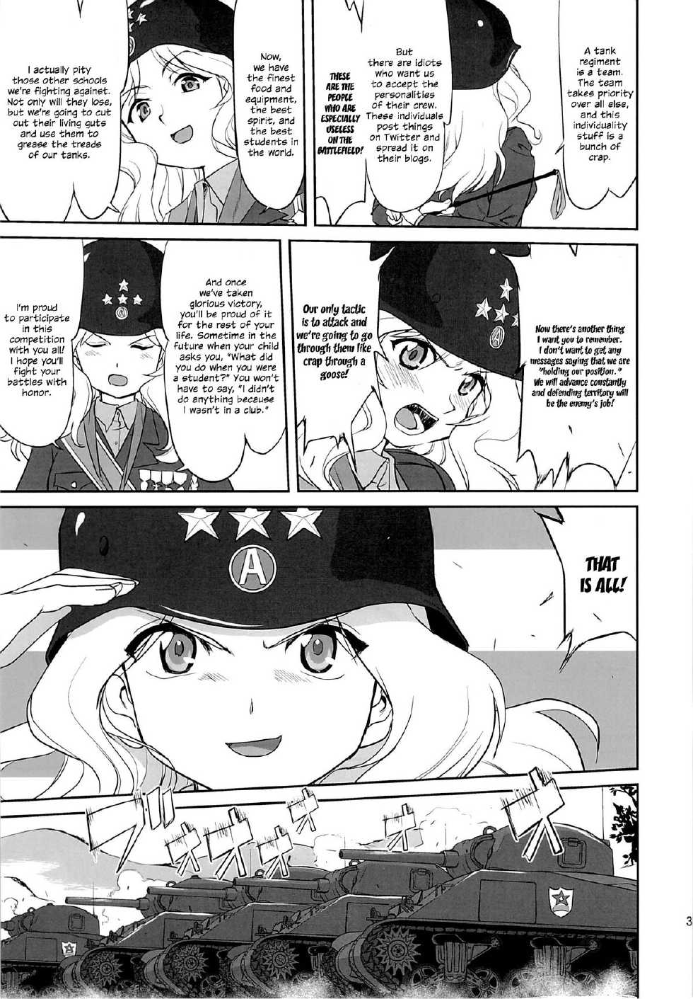 (C84) [Takotsuboya (TK)] Yukiyukite Senshadou (Girls und Panzer) [English] [N04h] - Page 34