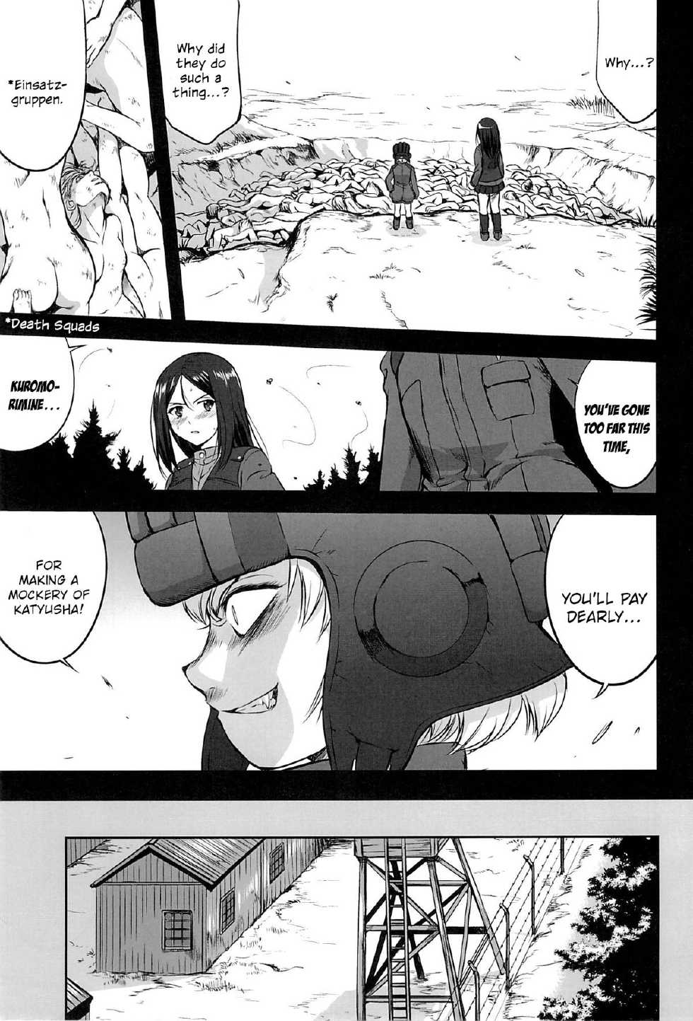 (C86) [Takotsuboya (TK)] Yukiyukite Senshadou Kuromorimine no Tatakai (Girls und Panzer) [English] [N04h] - Page 4